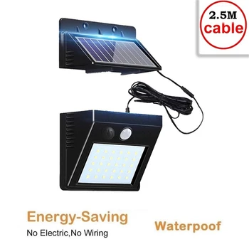 

30 LEDs Solar lamp Wall lamp Wireless PIR Motion Sensor Solar Power Outdoor Waterproof Street Path Garden Security light indoor