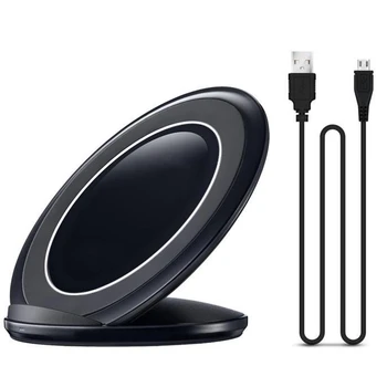 

New Universal Qi Wireless Charger Charging Stand Dock For IPhone X/8 Plus for Samsung Note 8 S8 Oneplus USB Plug IY69