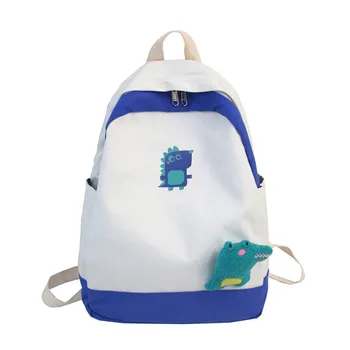 

Fashion Women Multi-function Female Ladies Phone Pouch Pack Canvas Crocodile Color Capacity Student Backpack Travel Couple Bag