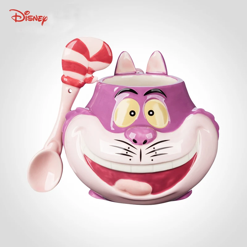 Disney Мода милый мультяшный Ститч кружка большой емкости керамическая чашка с ложкой кофейная кружка