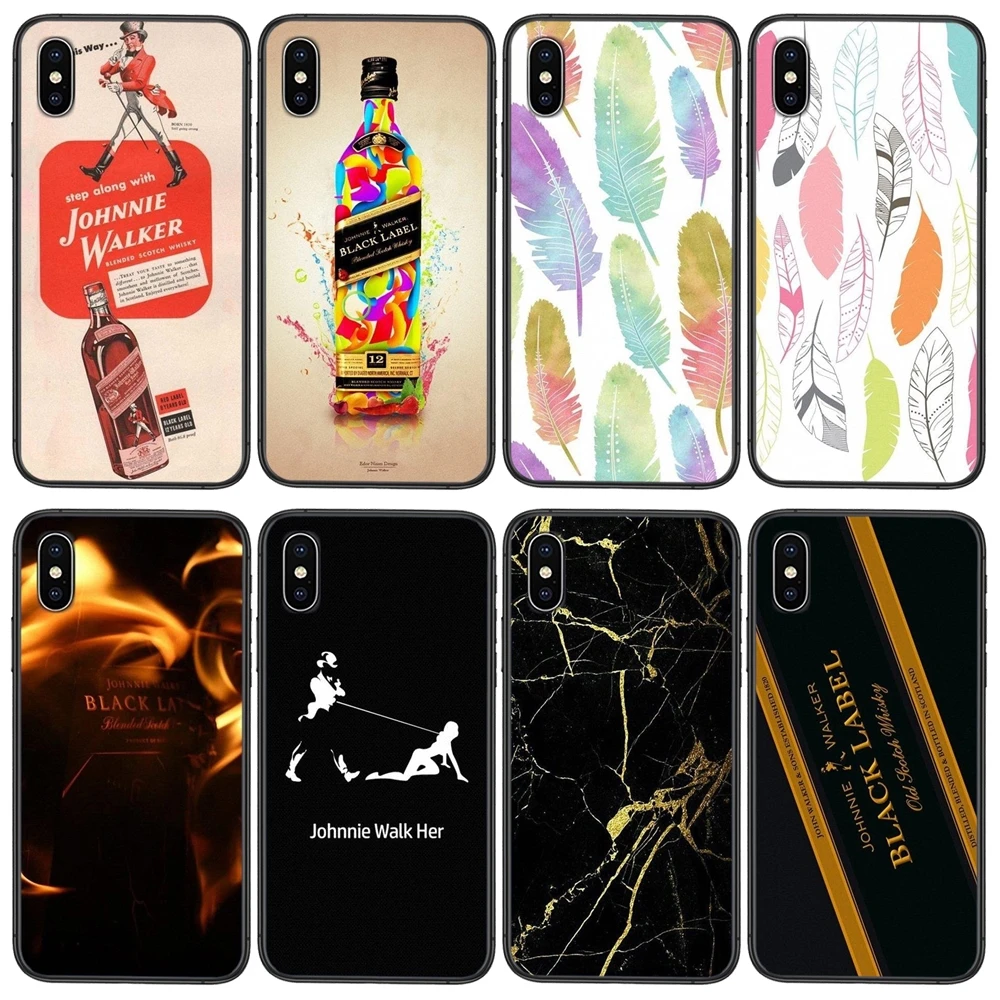 Классический дизайн Виски Johnnie Walker Blue Label Для Xiaomi Mi11 M10 Mi10I Mi10S Mi10T Mi9 CC9 Note10 Poco F3 X3 Lite