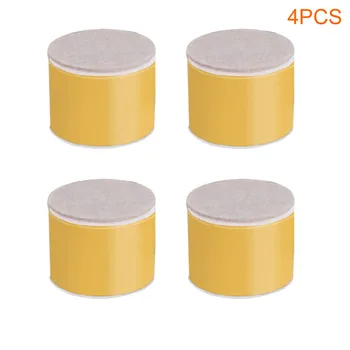 

4pcs Easy Install Coffee Table Bed Carbon Steel Self Adhesives Non Slip Furniture Feet Pads Anti Scratch Home Increase Height