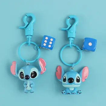 

1Pc new exquisite Anime Lilo & Stitch keychain car bag Pendant Action Figures Toy Models Collection Toy gift