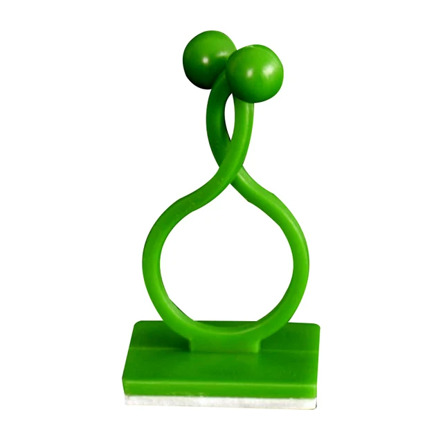 10/30/50PCS Plant Climbing Wall Fastener Tied Fixture Vine Buckle Hook Garden Plant Wall Climbing Vine Clips Fixed Buckle Hook Green 10PCS