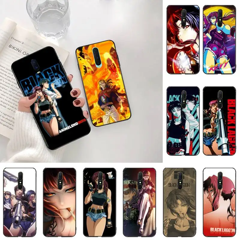 Cutewanan Black Lagoon Anime Black Soft Shell Phone Case Capa For Oppo A5 Reno2 Z Renoace 3pro Realme5pro Phone Case Covers Aliexpress