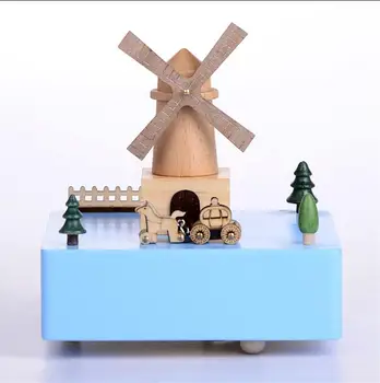 

725++++Sky city carriage music box