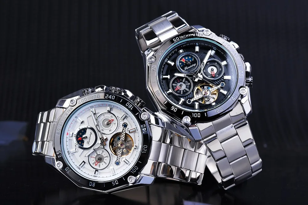 multifunções tourbillon fase da lua data de