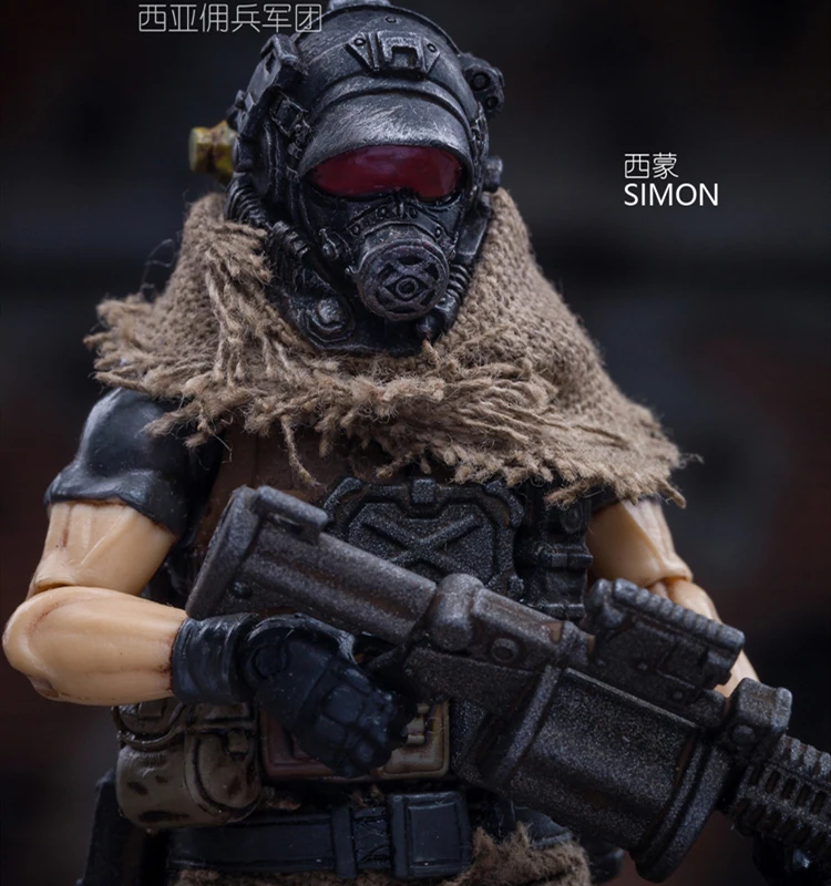 Экшн фигурки из ПВХ JOYTOY 1/18 модель игрушки SIMON soldier подвижная Коллекционная