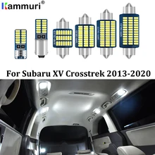 KAMMURI 8 шт. без ошибок Белый светодиодный автомобильный интерьерный светильник посылка комплект для Subaru XV Crosstrek 2013