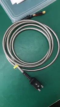 

DM-Microdot, Armored, 6 ft(equivalent cable of KrautKramer StyleDM Type Dual Lemo 00 to Dual Microdotw Strain Relief, Armored, 6