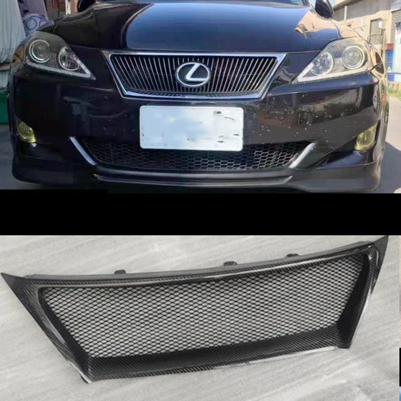 Для Lexus IS250 IS350 11-13 2011-2013 F Спортивная карбоновая решетка Передняя решетка