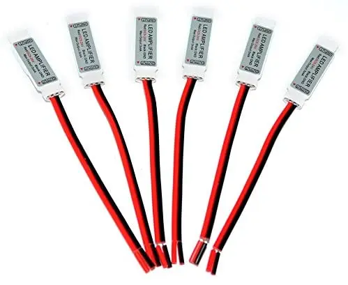 6 шт. DC12V мини RGB Led усилитель контроллер общий анод 3 канала для SMD 3528 5050 5630