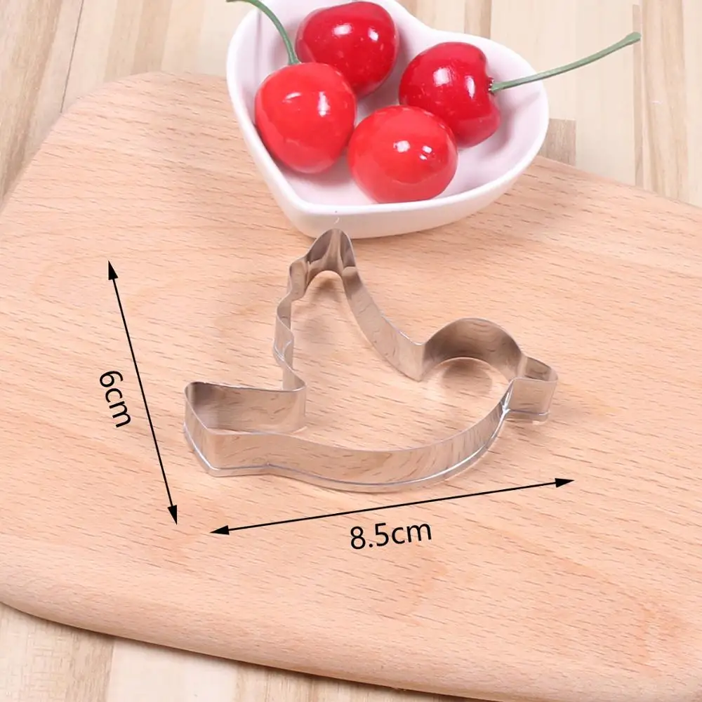 Форма для печенья из нержавеющей стали в форме птицы инструмент выпечки кухонные