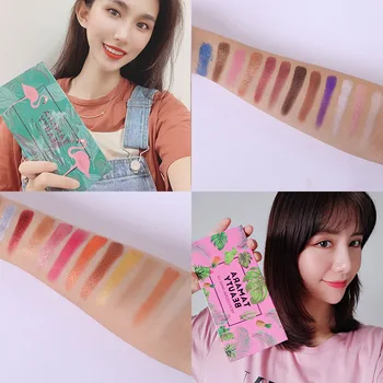 

New Pineapple 12-color animal eye shadow pearl matte net red ins with twelve color eye shadow plate