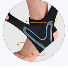 Спортивная эластичная повязка для лодыжки высокая защита спортивного оборудования лодыжки безопасность бега Баскетбол поддержка лодыжки