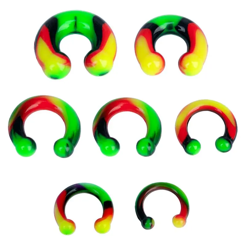 Acrylic Gauges Earrings Expanders Acrylic Ear Tapers Plugs 3mm20mm