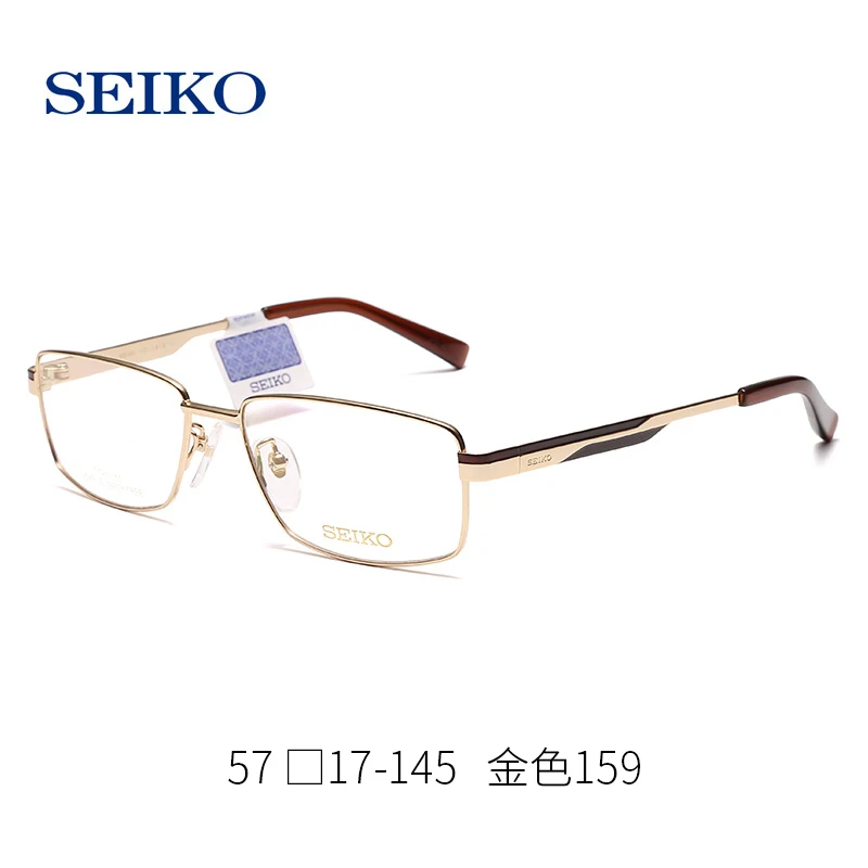 SEIKO Титан глаз, стекло рамка для мужчин большой прямоугольник оптика очки от близорукости Multifocal человек оптические очки Рамка HC1012