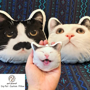 

Cats And Dogs Pet Shaped Pillow Custom Diy Animal Dolls To Map Photos Custom Cat Souvenirs