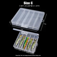 TREHOOK Super Sturdy 5-Compartments Fishing Tackle Box 6