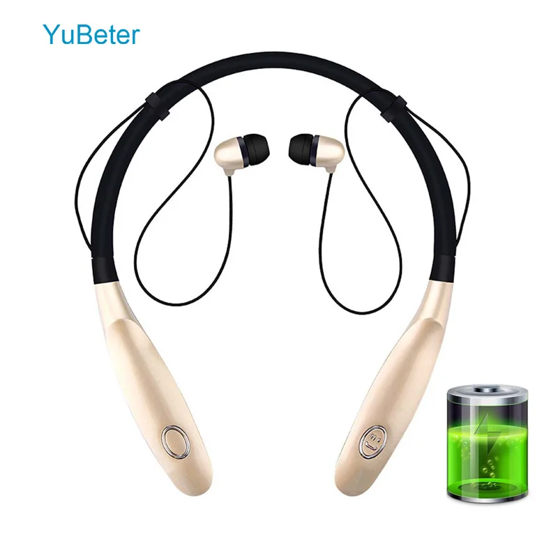 YuBeter, беспроводные Bluetooth наушники, спортивные наушники, для бега, басы, звук, вкладыши, защита от пота, встроенный микрофон для iPhone, Xiaomi, huawei