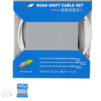 

OPTISLICK Road Bicycle Shift Cable Set OT-SP41 1700mm Stainless Steel Variable Speed Line Bike Parts