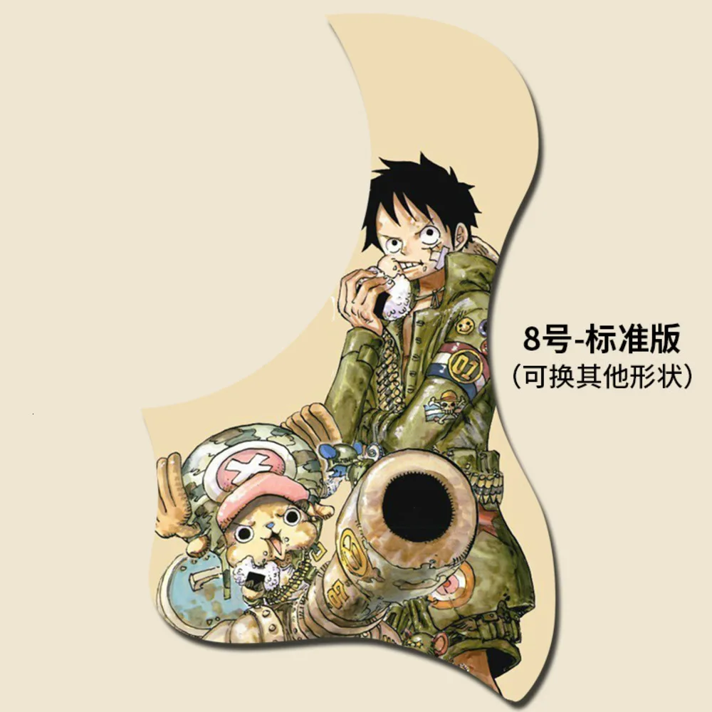 1 шт. Профессиональный народный медиатор для акустической гитары Аниме one piece
