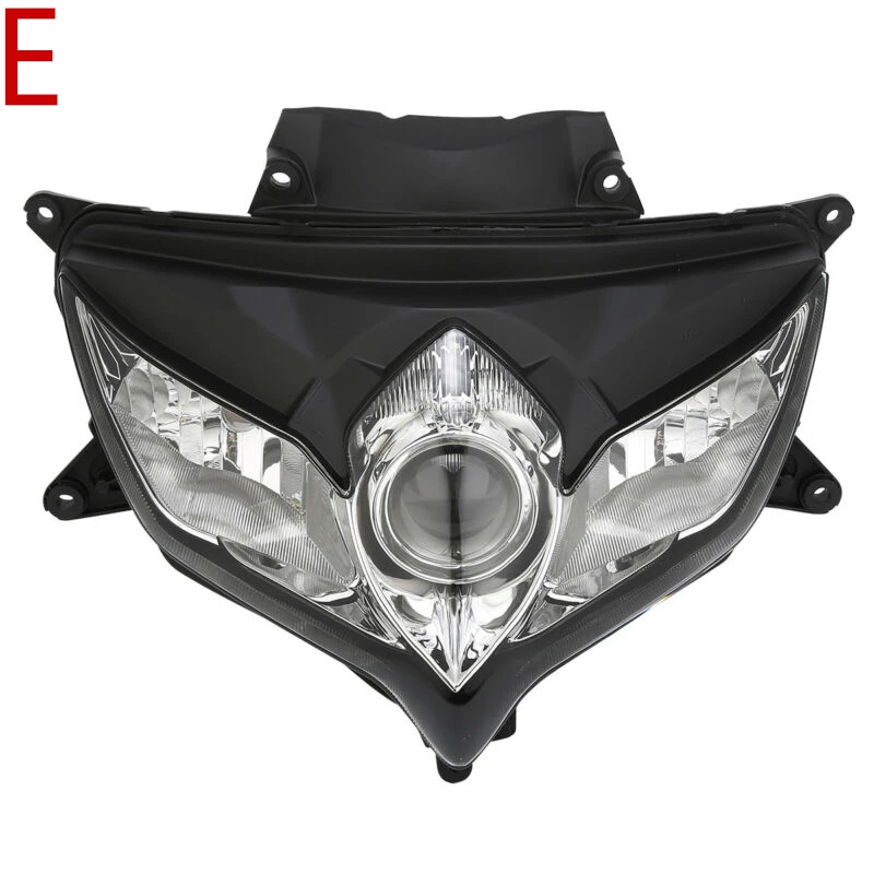 Фара для мотоцикла Фара в сборке для SUZUKI Honda Yamaha YZF R6 YZF-R6 YZF R6S 2006-2009 - Цвет: E