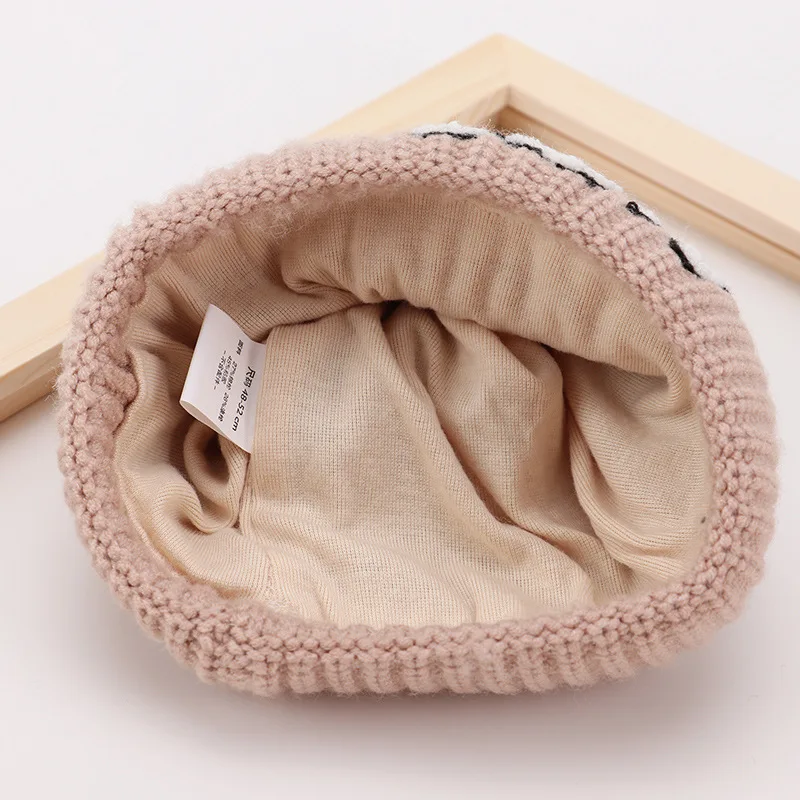 Cute Baby Beanies Knitted Infant Girls Boys Winter Warm Knit Hat Pointy Knotted Caps Hats for Babies Girls Toddler Beanie Soft