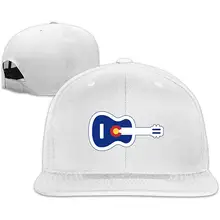 Унисекс Snapback Hat флаг Колорадо гитара регулируемая бейсболка