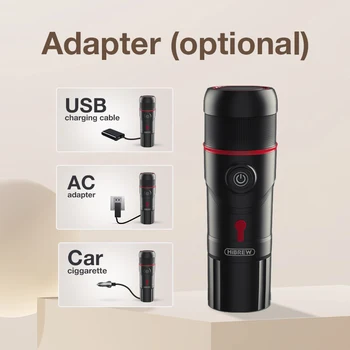 Portable Coffee Machine for Car & Home,DC12V Expresso Coffee Maker Fit Nexpresso Dolce Pod Capsule Coffee Powder H4 4