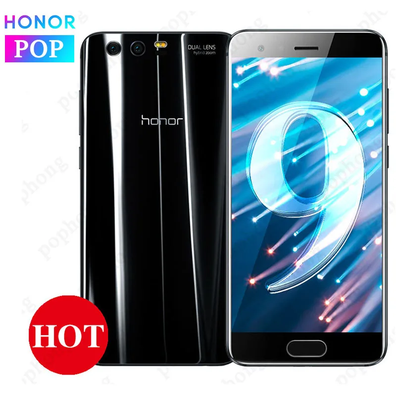 Смартфон HONOR 9 LTE 4 Гб ОЗУ 64 ГБ экран 5 15 дюйма 1200*960 на базе Android Восьмиядерный