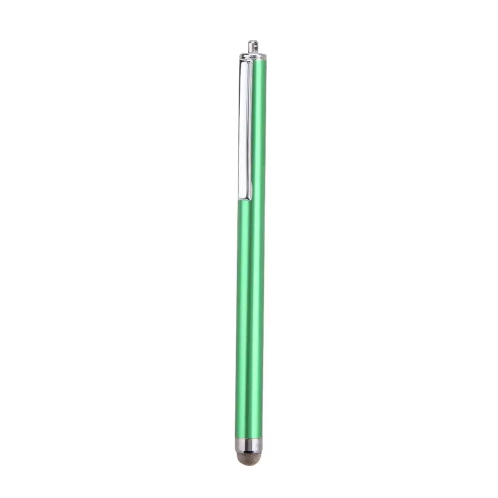 Металлическая сетка микро-Волоконный наконечник сенсорного экрана стилус рукописный емкостный ручка съемная сенсорная головка для iPhone samsung Tablet PC - Цвета: Green