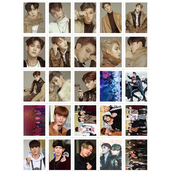

100Pcs/Box KPOP ATEEZ Album The Collection HD Photo Cards Self Made Double Side High Definition Picture LOMO Card Photocard