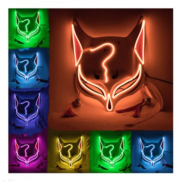 LED Fox Anime Mask