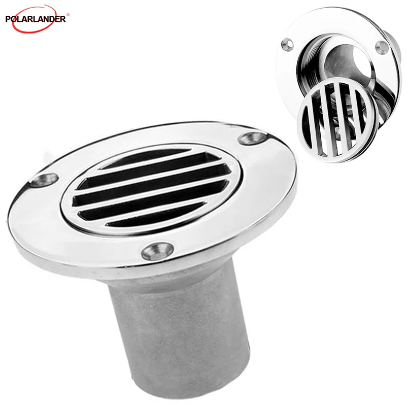 Yacht In Acciaio Inox 316 Tubo Barca Vendita Calda 38Mm Argento Per Barche A Remi Barca 1-1/2 Pollici Strumenti Scarico Ponte