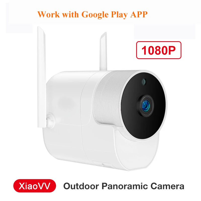 Cena Xiaovv zewnętrzny panoramiczny aparat 360 kamery ip 1080P 180 ° wodoodporny bezprzewodowy WIFI widzenie nocne z wykorzystaniem podczerwieni z aplikacją Googleplay