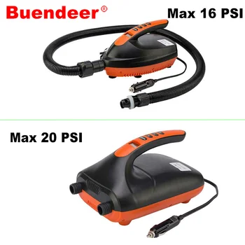 

Buendeer SUP Car Electric Air Pump Intelligent High Speed Inflatable Pump Only for Paddle SUP Max 16/20 PSI