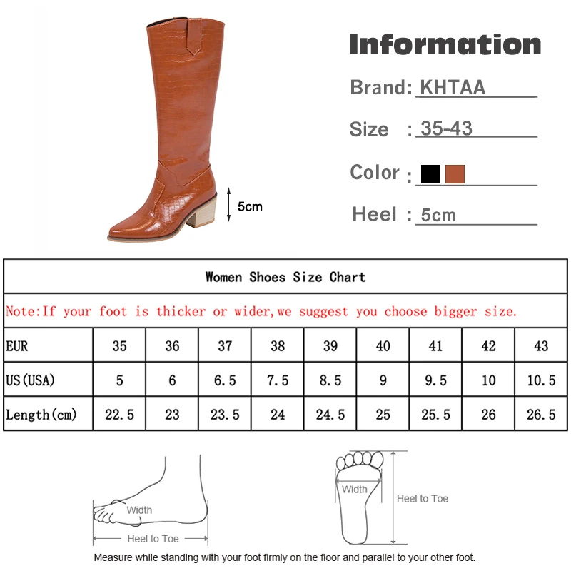 Women Winter Warm Knee High Boots Fashion Patent Leather Mid Heels Ladies Pointed Toe Women's Slip On Plus Size Party Shoes