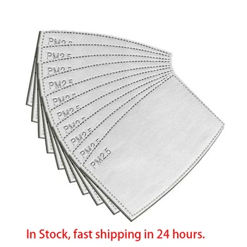 

40 Pcs Replaceable Filters, Children 5 Layers PM2.5 Universal Protective Non-woven Breathing Protective Filters