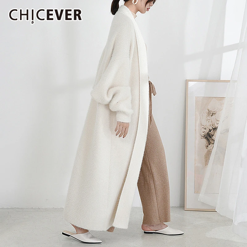 Best Price CHICEVER 2019 Winter Knitted Female Sweaters Batwing Sleeve Loose Oversize Warm Black Cardigan Sweaters Jumper Women Feminino Best Price CHICEVER 2019 Winter Knitted Female Sweaters Batwing Sleeve Loose Oversize Warm Black Cardigan Sweaters Jumper Women Feminino