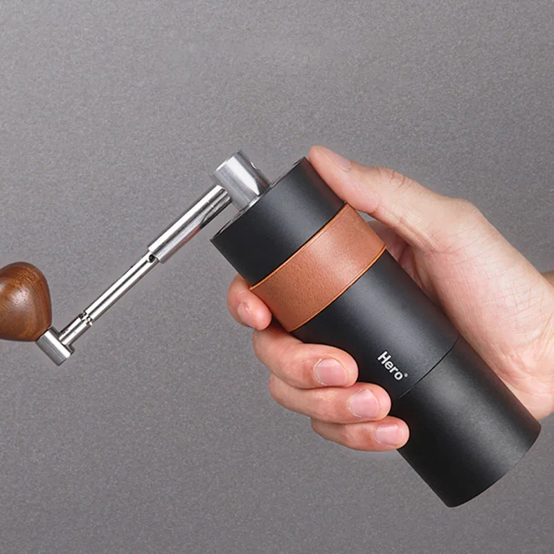 Mini Coffee Bean Manual Grinder Portable Stainless Steel Coffee Grinder Hard Ceramic Burr Steel Core Home Office Tool Hot Sale