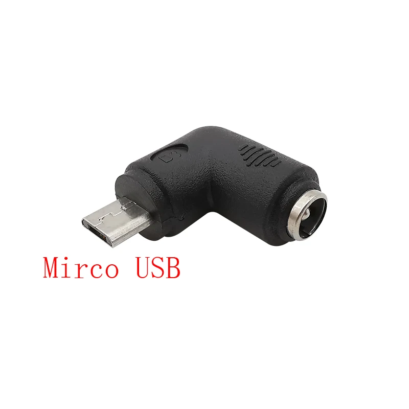 Адаптер питания постоянного тока с разъемом Mirco USB папа на гнездо 5 5x2 1 мм мама |