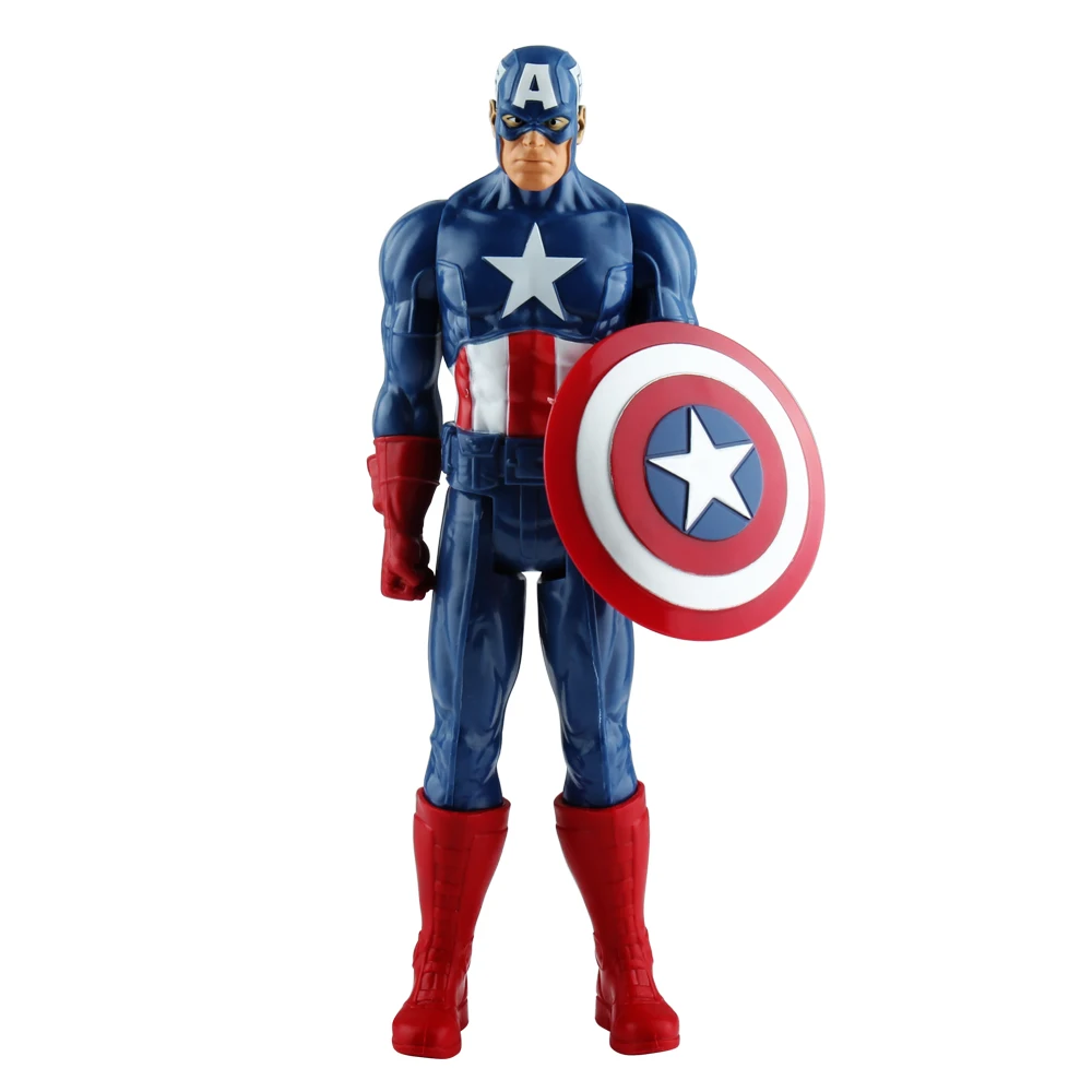 Gift Box Packing Marvel Toys 30cm Super Hero Thor Spiderman Captain America Hulk Black Panther Action Figure Toys