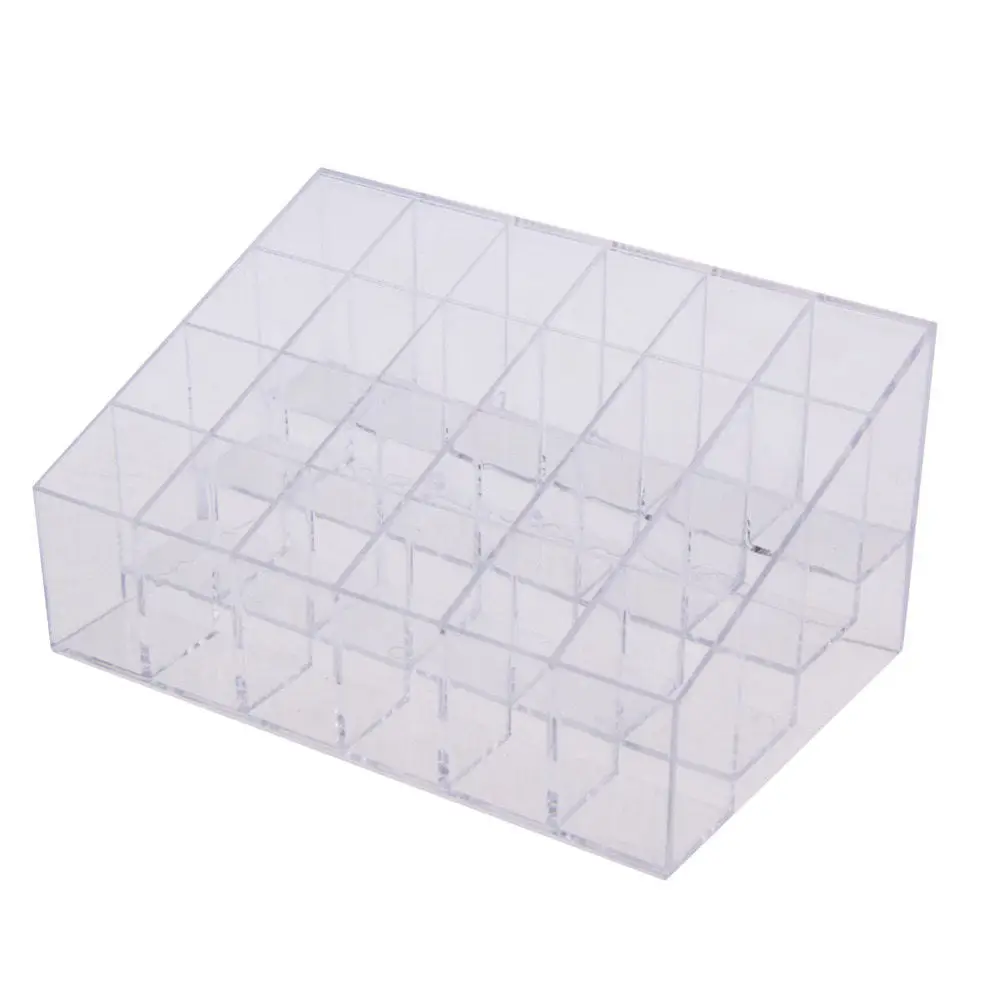 Acrylic Multifunctional Makeup Tool Kit Lipstick Nail Polish Cosmetics Box Jewelry Necklace Storage Case | Красота и здоровье