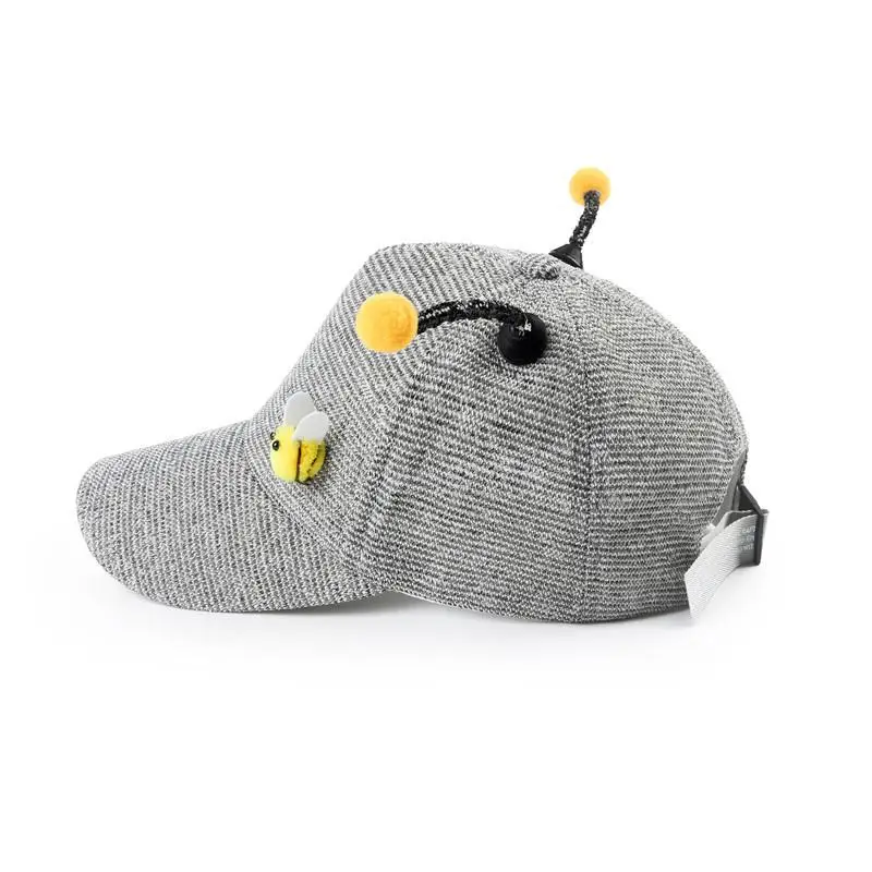 ZLD 2 to 8 Years old Spring Children Baseball Cap Boy Girls 3D Little bee Snapback adjustable Kid Hip Hop Hat Sun cap