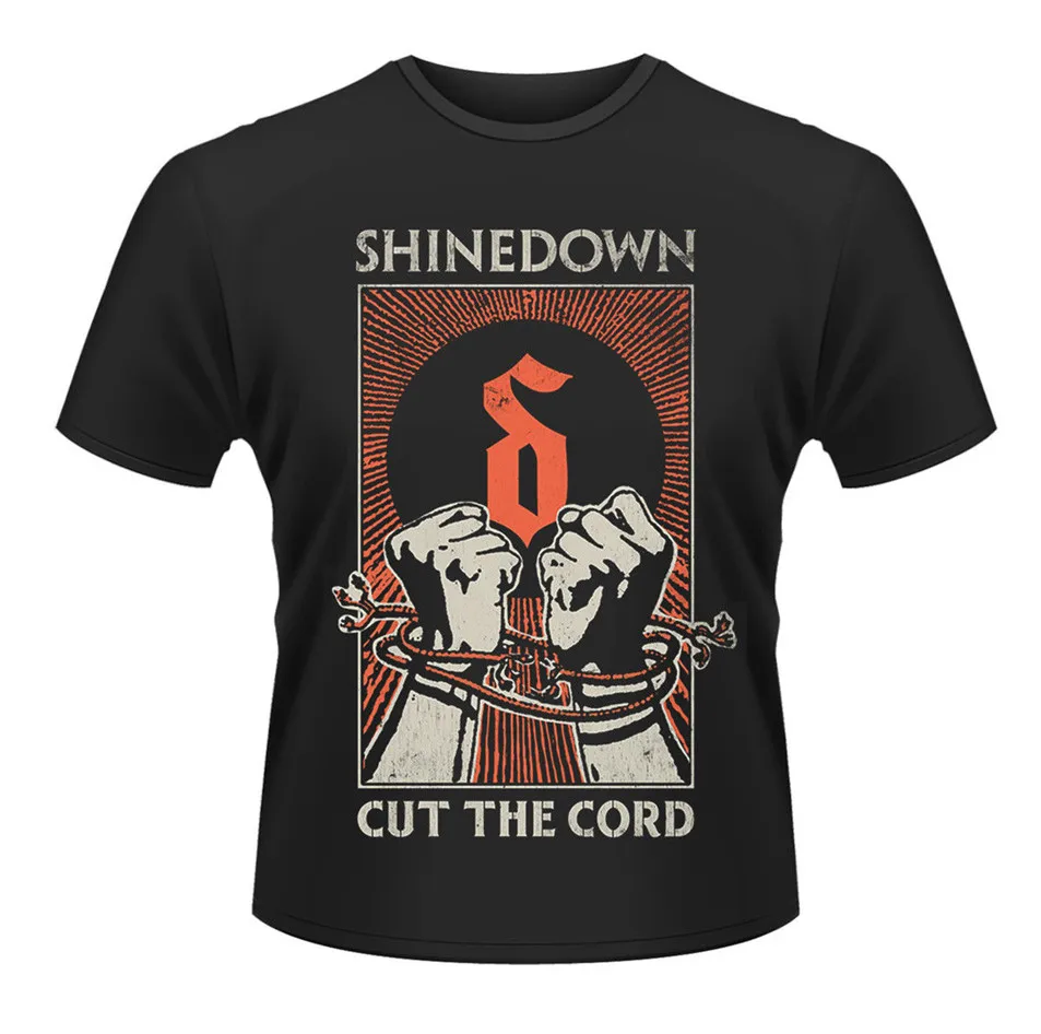 Футболка Shinedown Cut The Cord Threat To Survival Мужская одежда футболка |