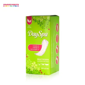

Feminine Hygiene Product DAY SPA 3070533 Улыбка радуги ulybka radugi r-ulybka smile rainbow косметика eveline tampons tampon pads gasket daily Beauty Health Care Personal pad sanitary feminine hygiene