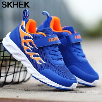 

SKHEK Children Girls Kids Sneakers For Casual Student Shoes Winter Autumn Footwear Breathable Bright Flat Comfortable Sneakers
