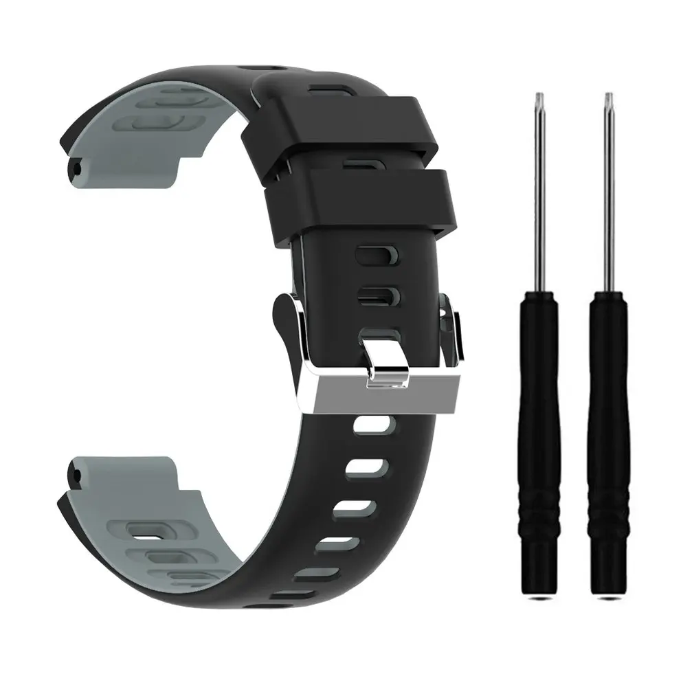 Для Garmin Forerunner часы силиконовый сменный ремешок для часов на открытом воздухе спортивный ремешок для часов Запасные части для ремонта - Цвет ремешка: 04
