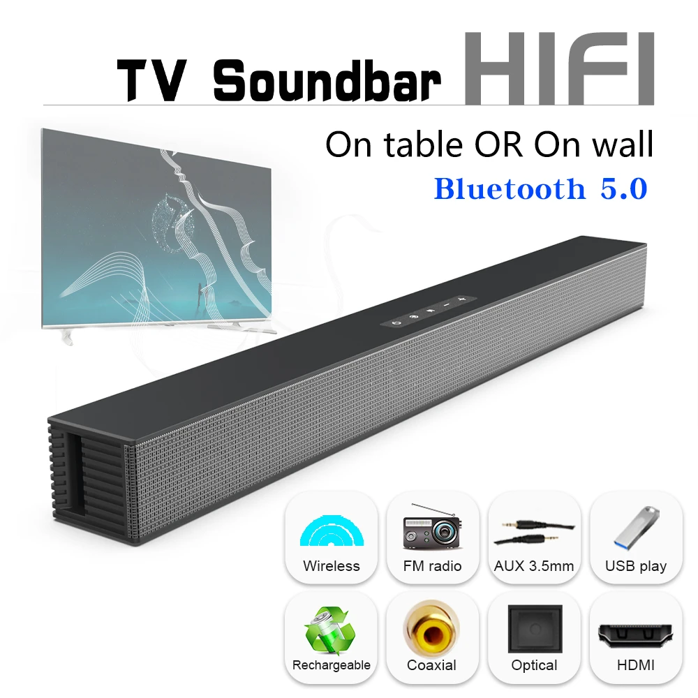 Home Theater Samsung Bar | Samsung Tv Speakers Sound Bar - 40w Tv Soundbar Hifi - Aliexpress
